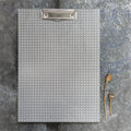 Clipboard - Grey geometric