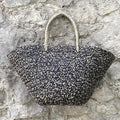 Shopping basket-Black/Natural