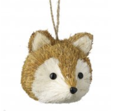 Fox Head Bristle Decoration