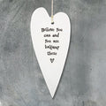 Porcelain long heart - Believe you can