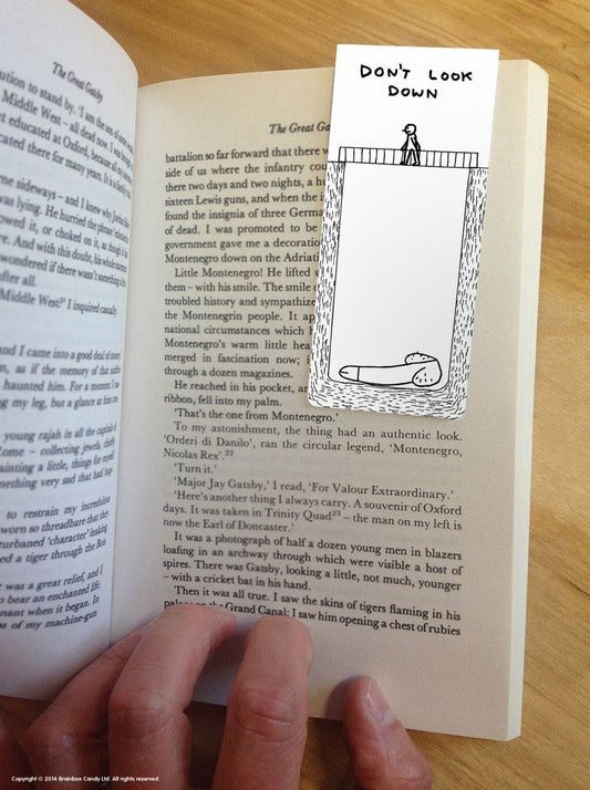 DAVID SHRIGLEY DON'T LOOK DOWN MAGNETIC BOOKMARK