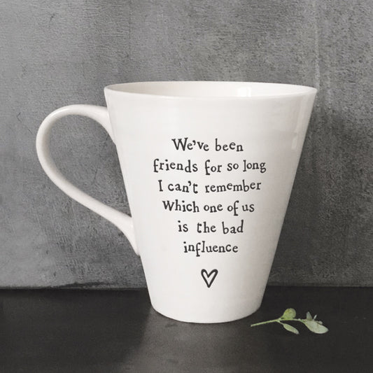 Porcelain mug - Friends/Bad Influence