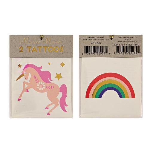 Meri Meri Fun Design Tattoos 2 pack