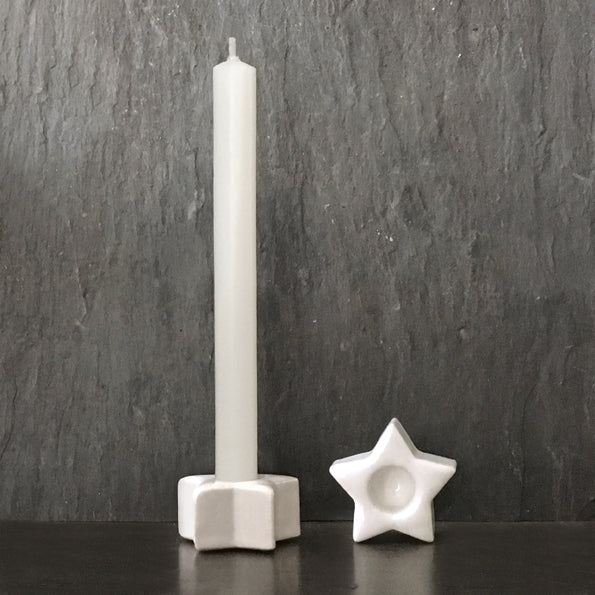 Candle with holder - Star