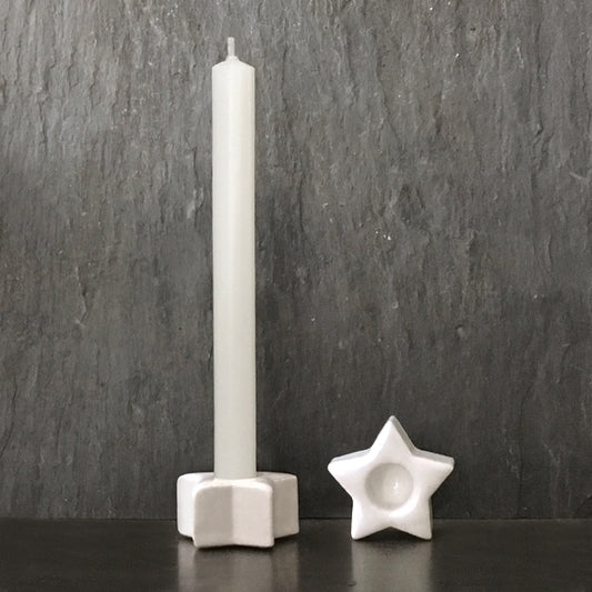 Candle with holder - Star