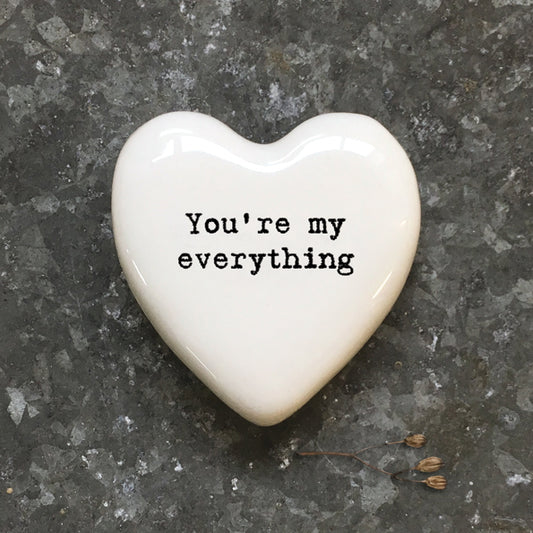 White heart token - You’re my everything