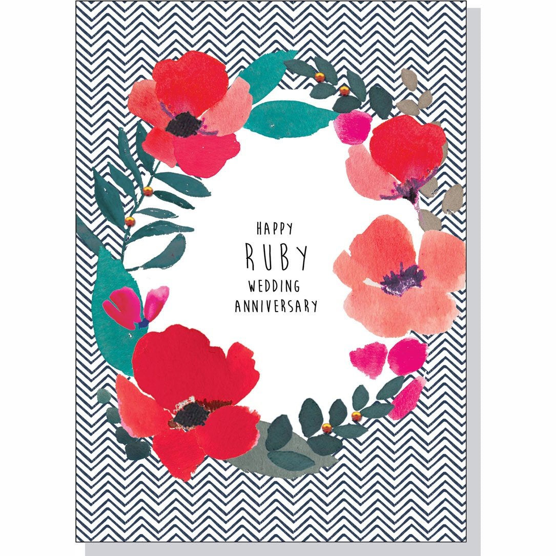 40th Happy Ruby Wedding