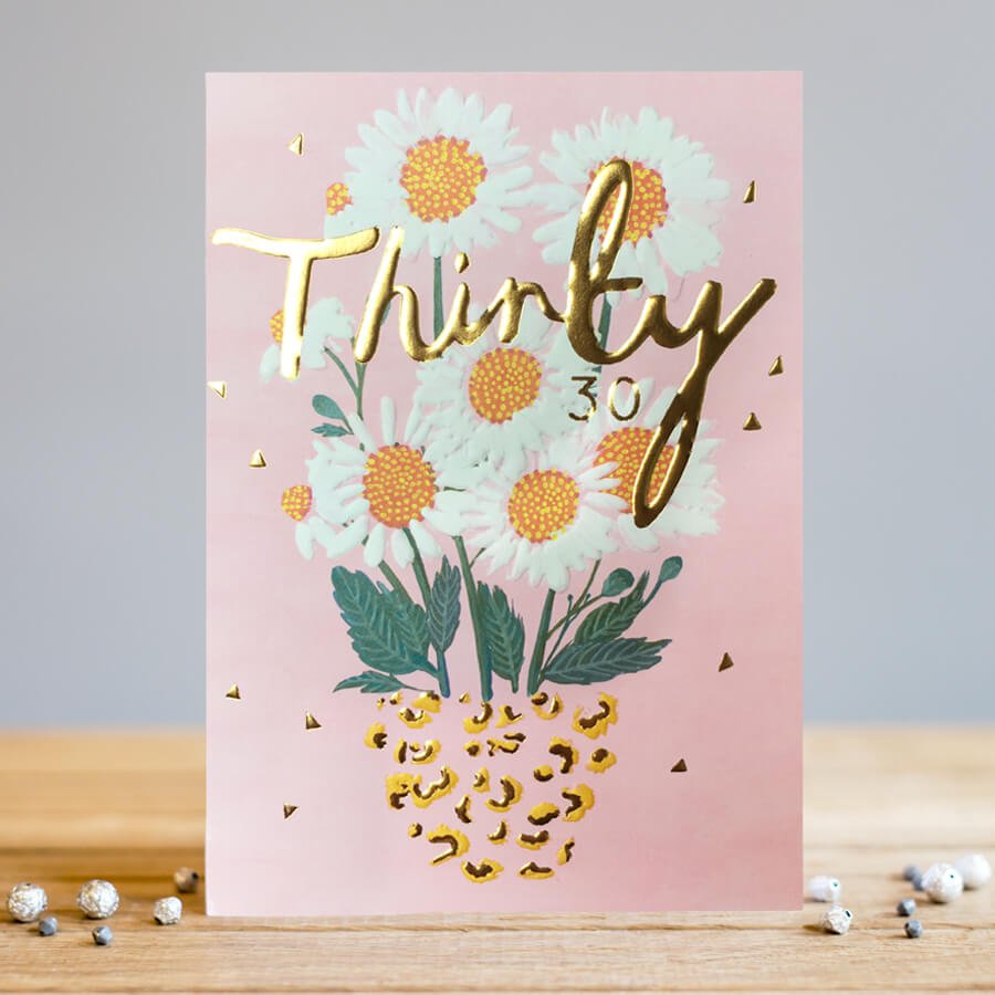Age 30 Thirty Daisies