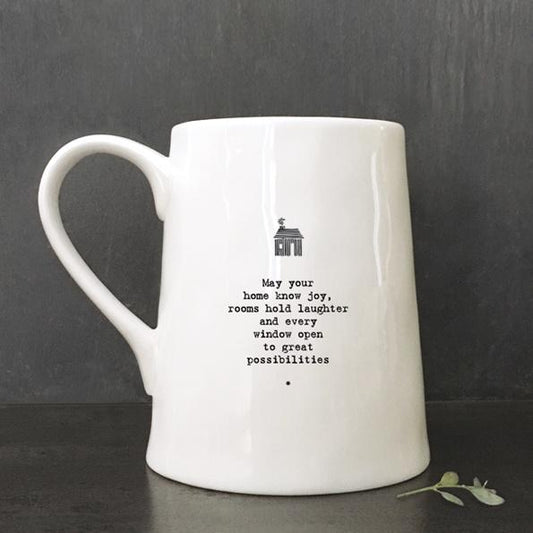 Porcelain Large Mug - May your Home