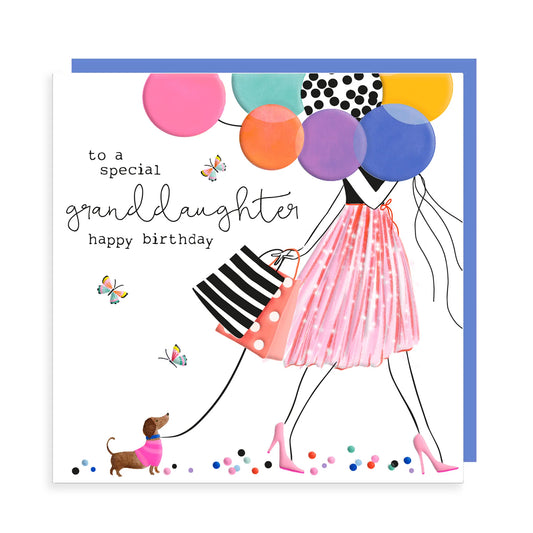 TO A SPECIAL GRANDDAUGHTER - HAPPY BIRTHDAY