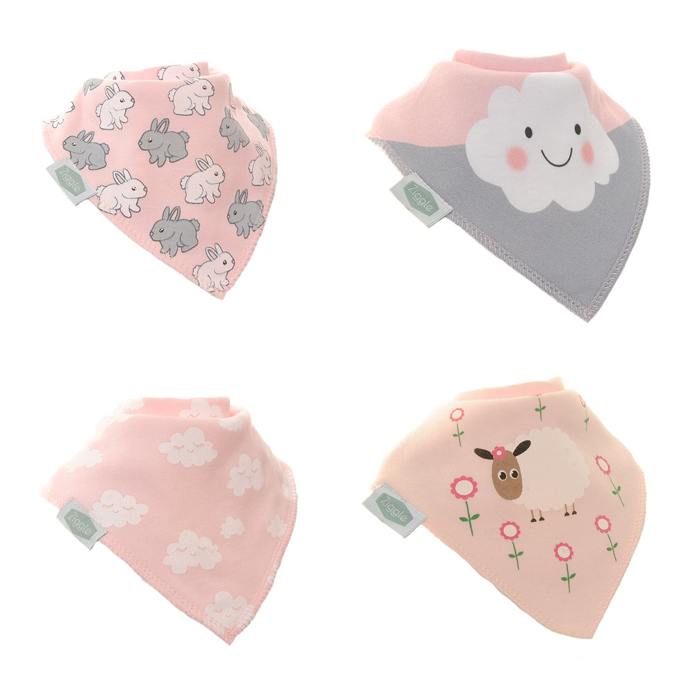 Cuddly Pinks bibs