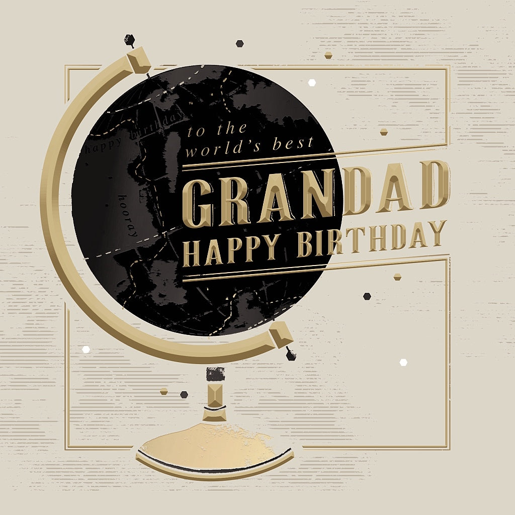 Grandad Birthday Globe