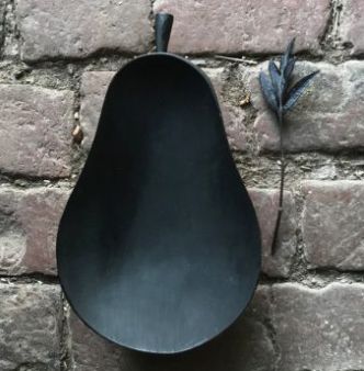 Pear wood bowl - Black