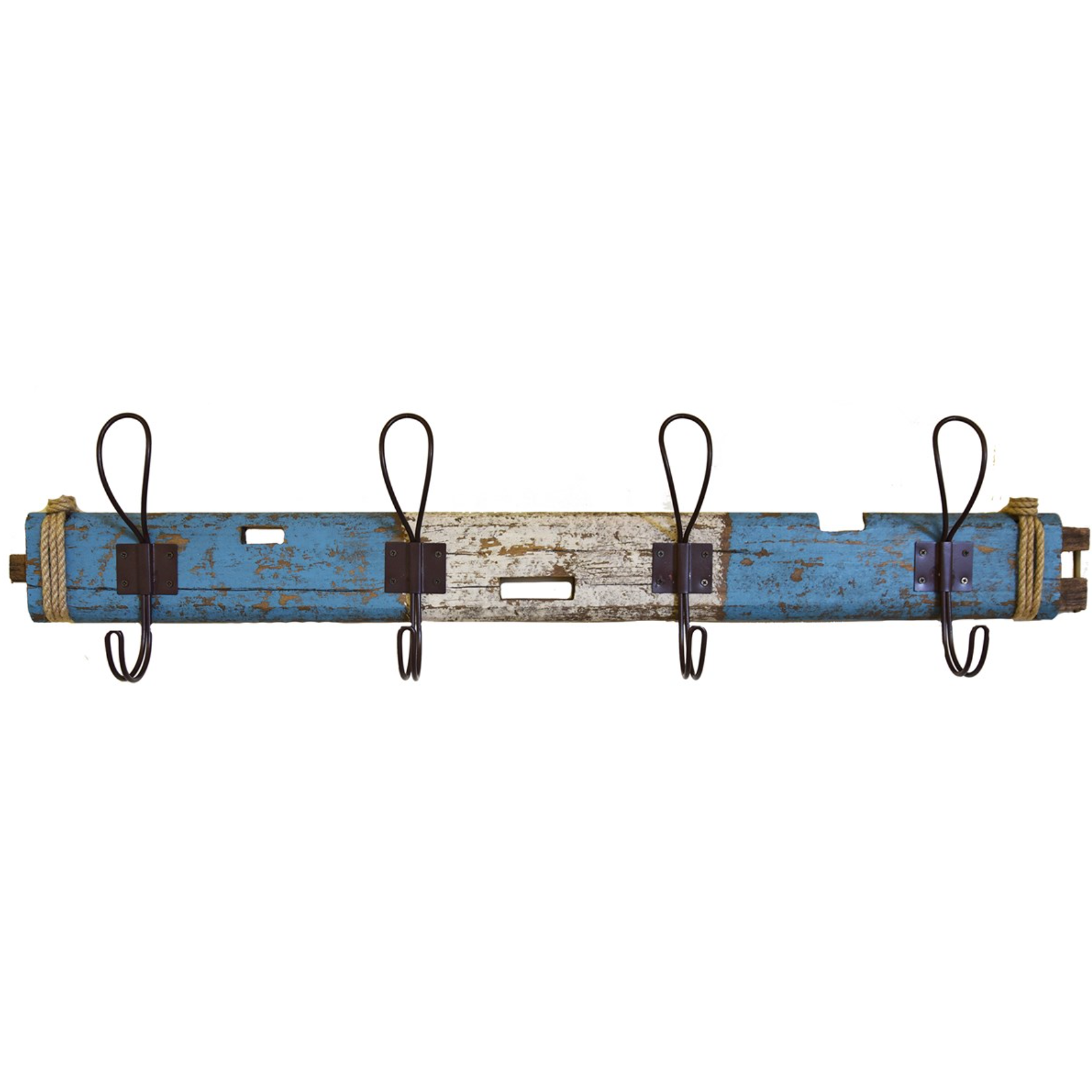 Wood Wall Hook 1m - Coastal Stripe