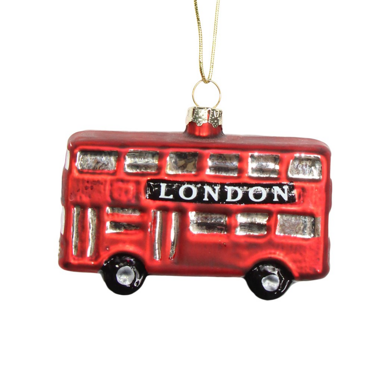 Glass Shape 8cm - London Bus