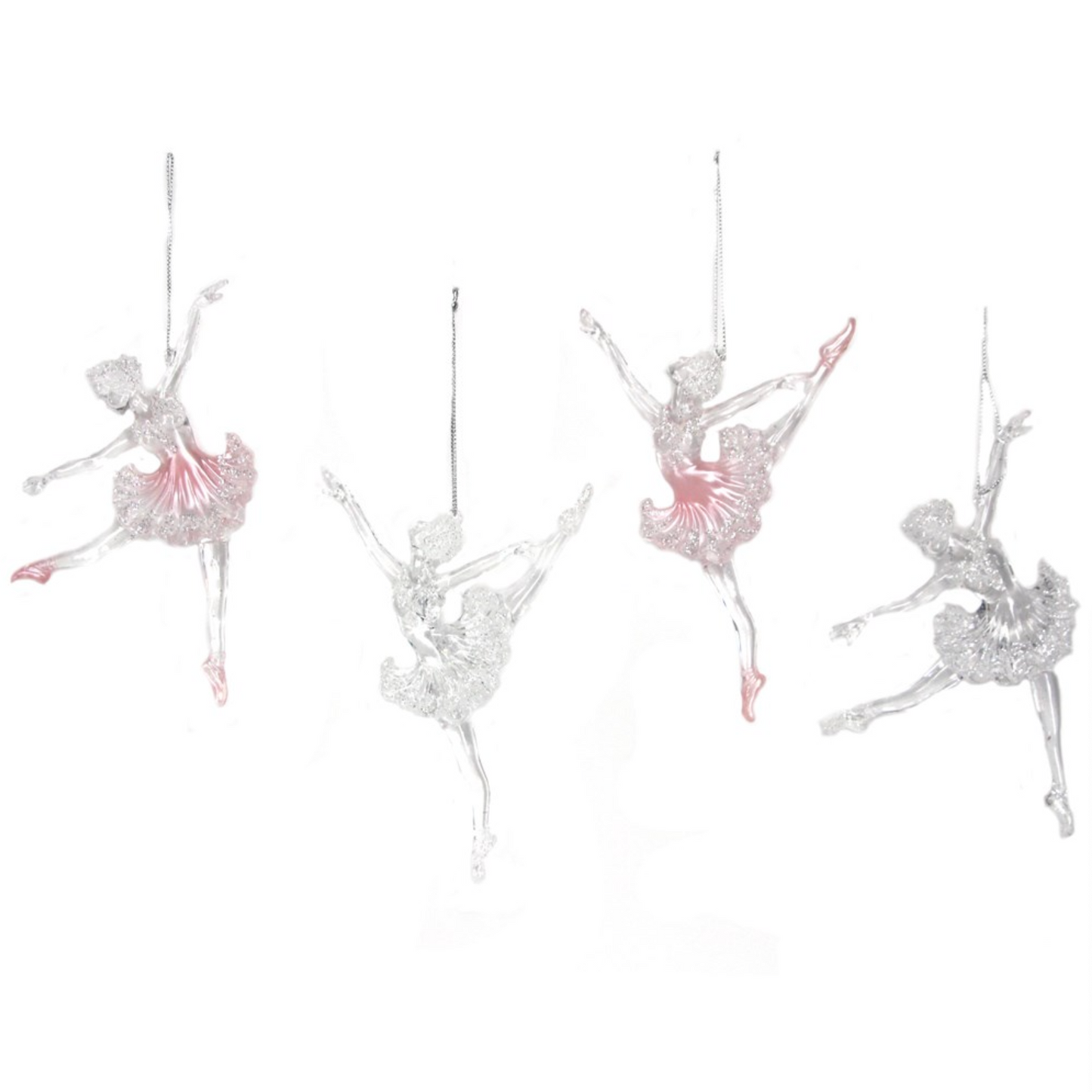 ! Acrylic Ballerina 16cm - Clear & Pink