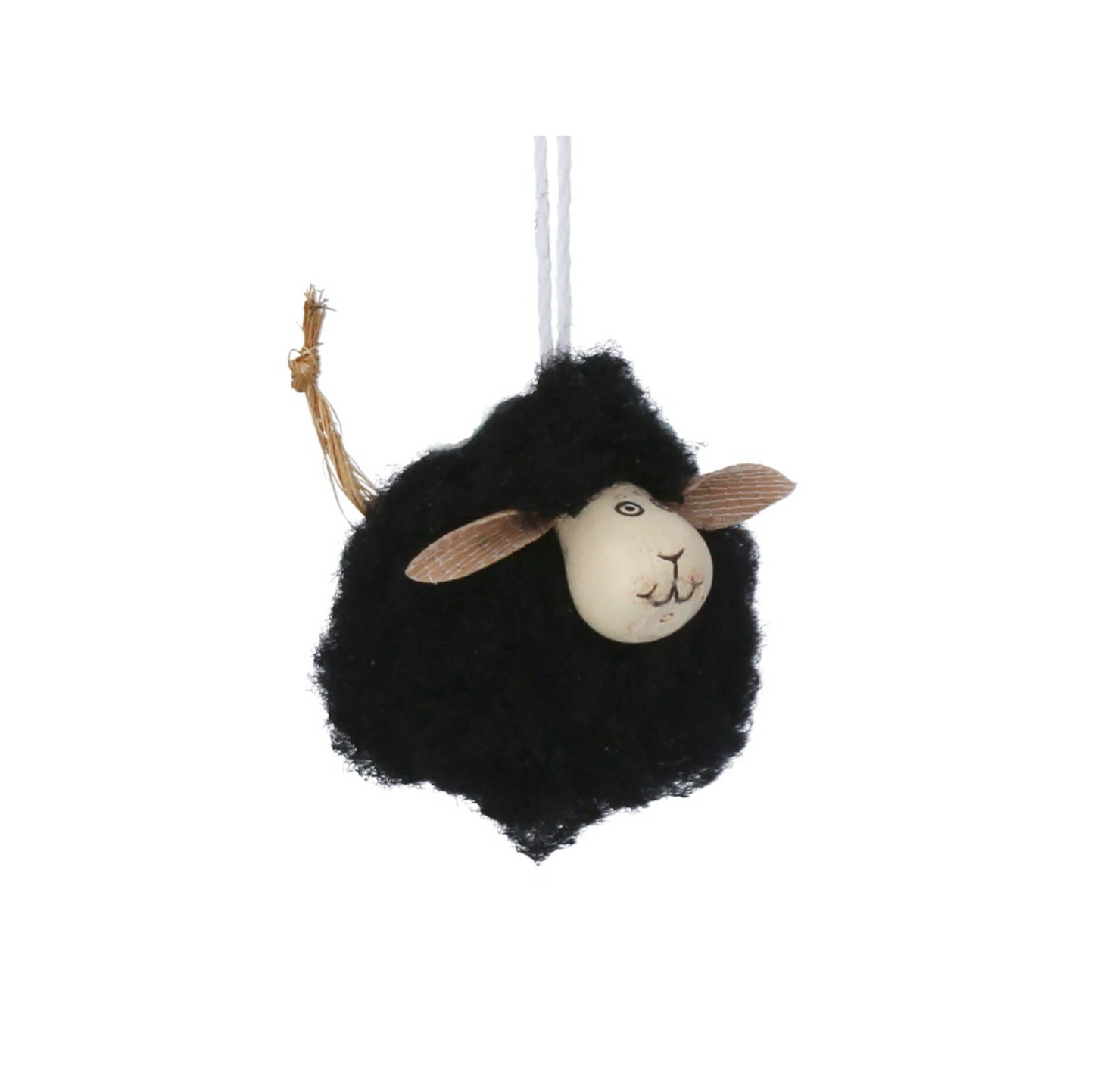 Wool Dec 4cm - Black Mini Sheep