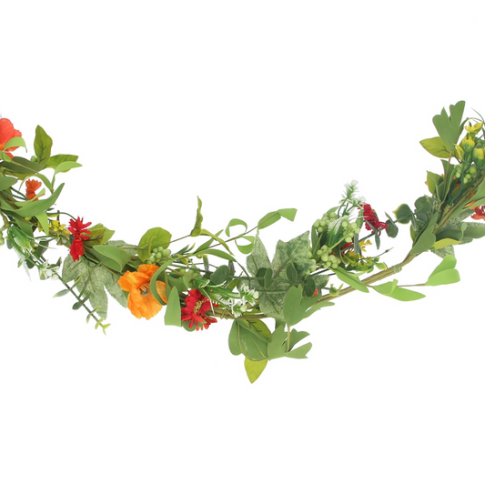 Garland 180cm - Geums & Foliage