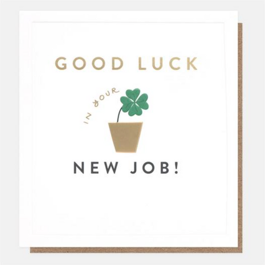 Good Luck In Your New Job Plant