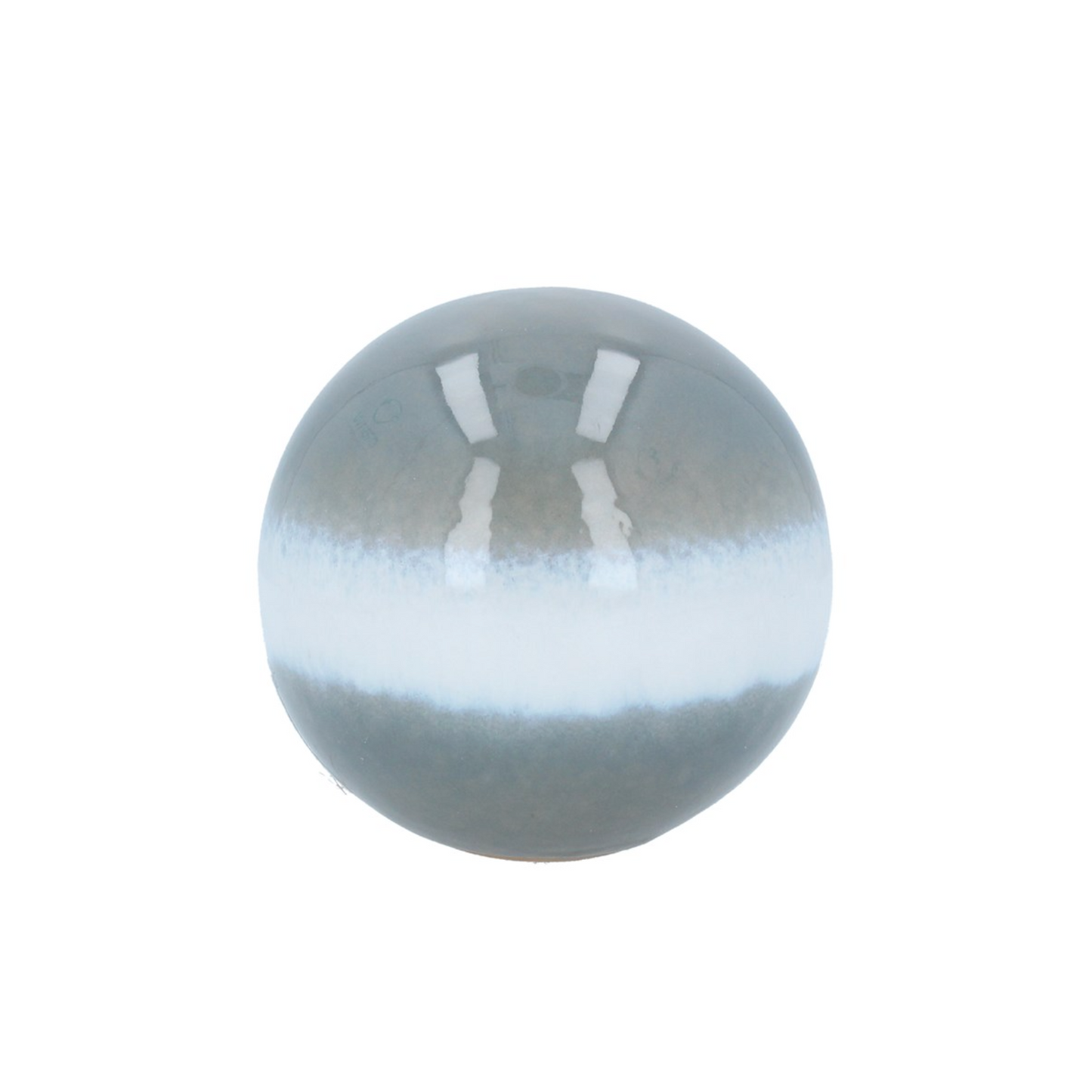 Sage Ombre Ceramic Ball Orn