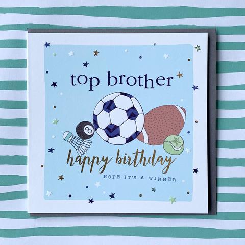 Brother Birthday Card