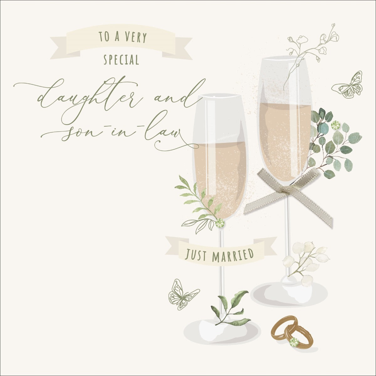 To a Very Special Daughter & Son-in-Law, just married