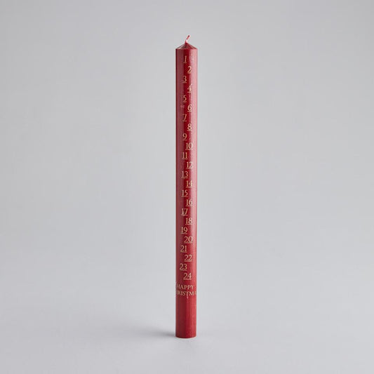 Advent Candle - 7/8x12 Slim Red