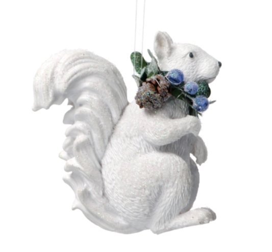 ! White Squirrel Resin Decoration was £6.99 25% off