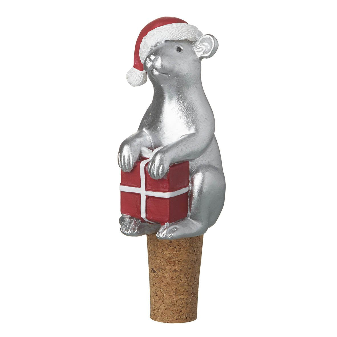 ! CHRIST MOUSE BOTTLE STOPPER SILVER