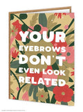Your Eyebrows don’t even look Related