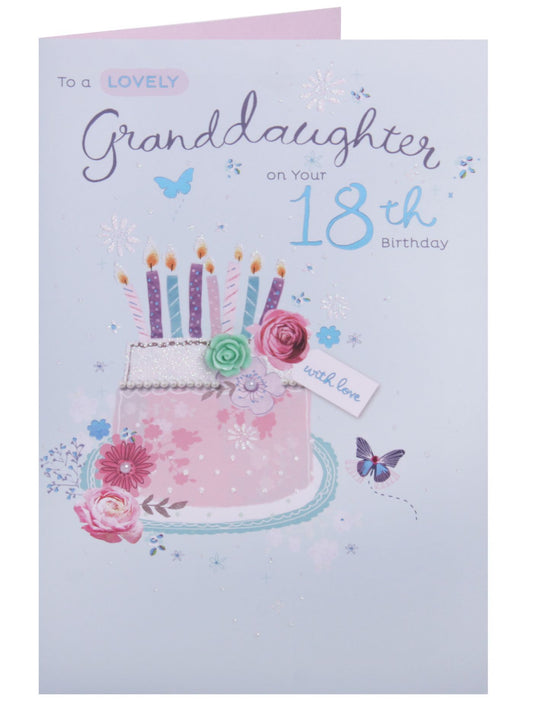 Age 18th Granddaughter Birthday