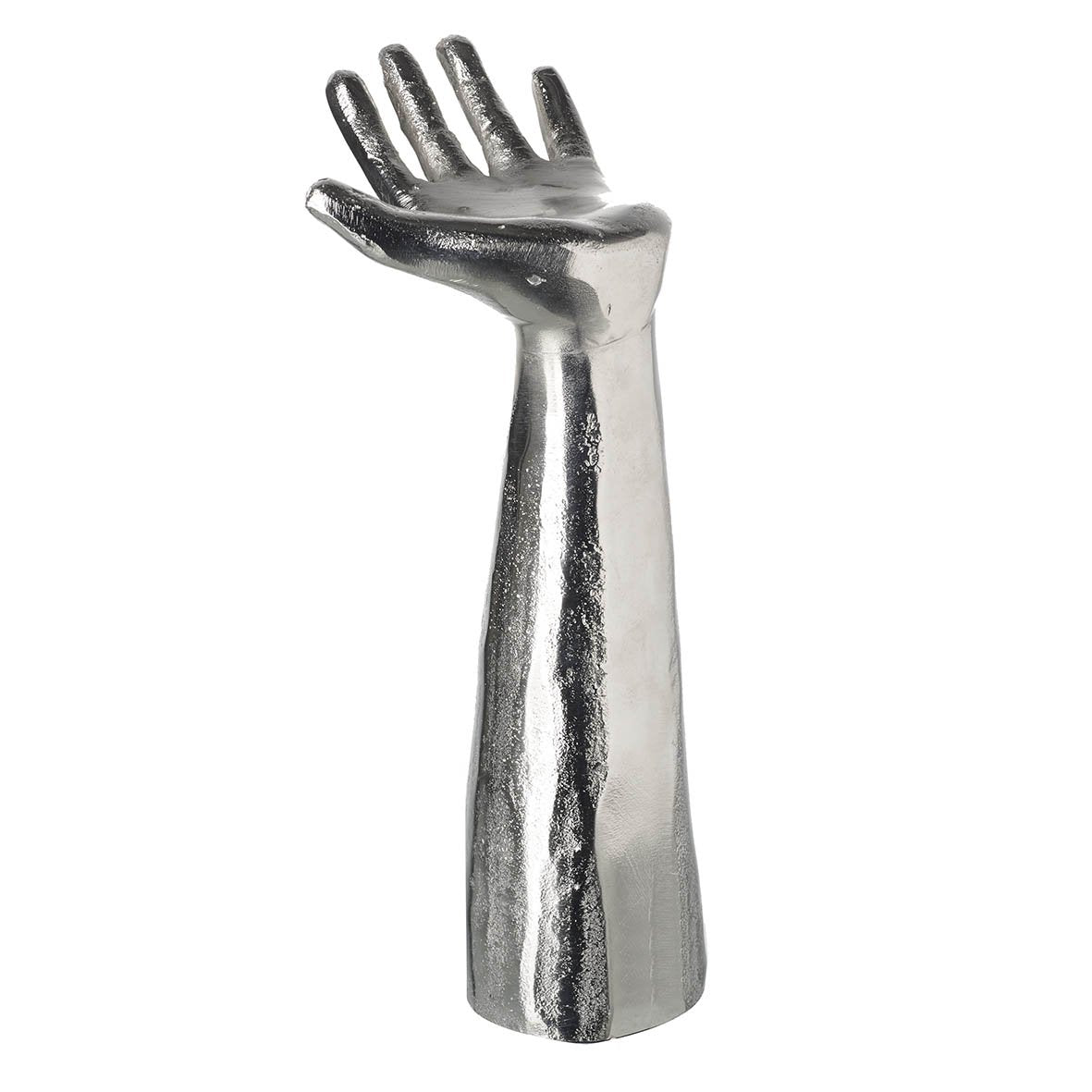 HAND DECORATION SILVER H350X140MM ALUMINIUM