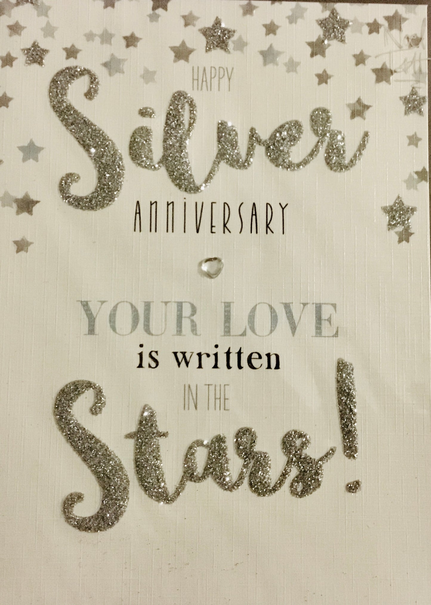 25th Happy Silver Anniversary Stars