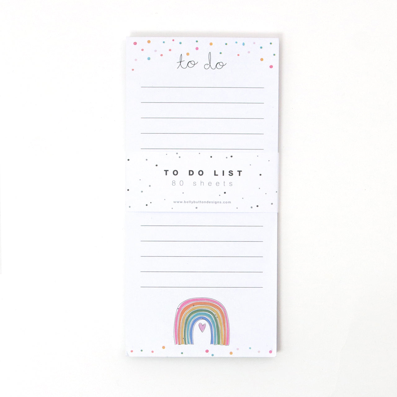 Magnetic To Do Pad Rainbow