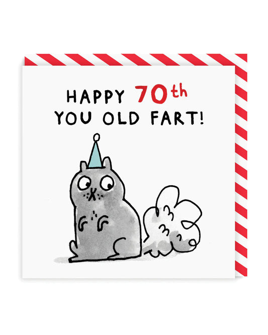 Age 70 Birthday Old Fart