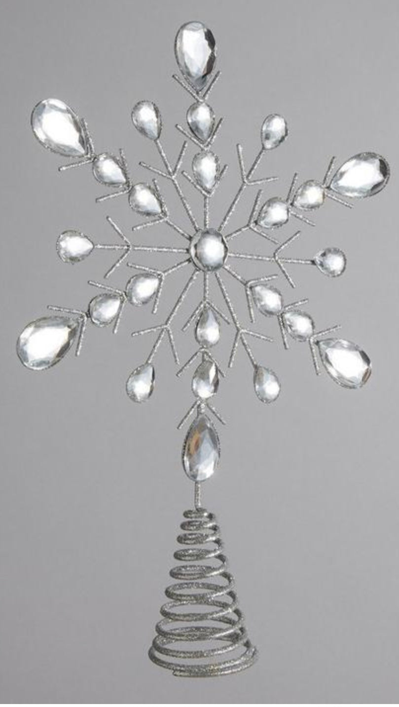 Silver Jewel Tree Topper