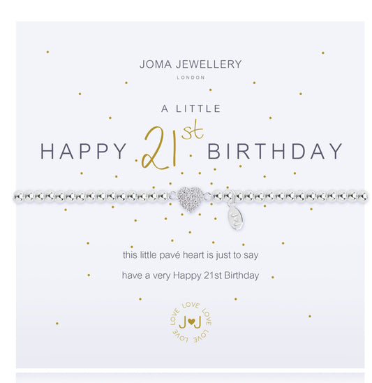 Age 21 - A  little Happy 21st Birthday - Bracelet