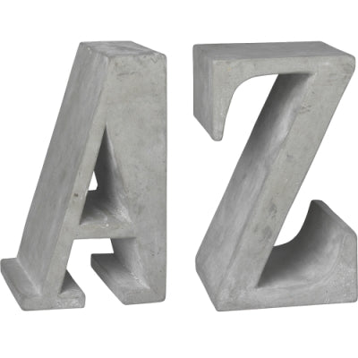 A - Z Concrete Bookends