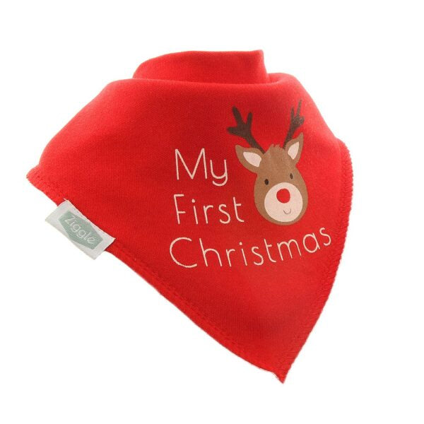 My First Christmas Reindeer Cotton Hat