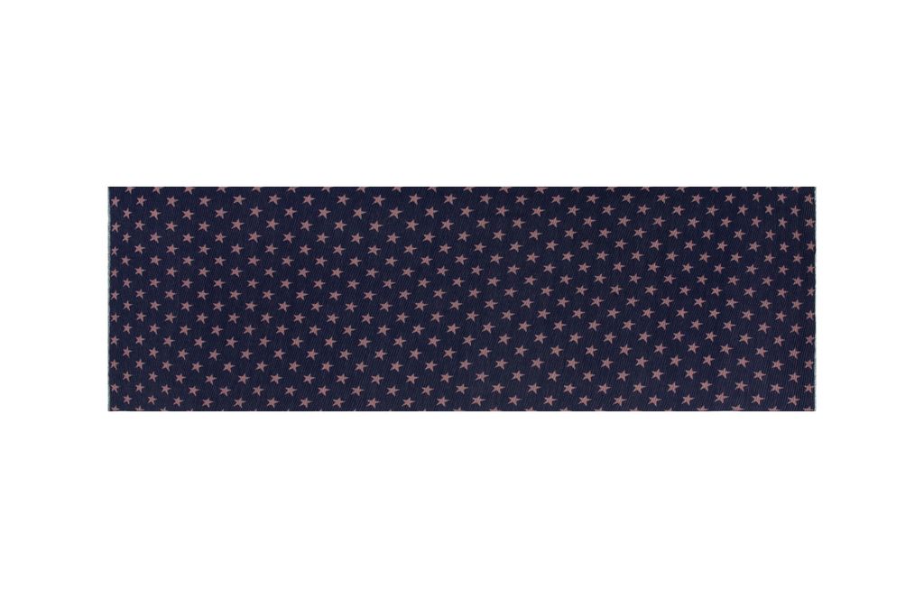 Navy and Pink Star Scarf