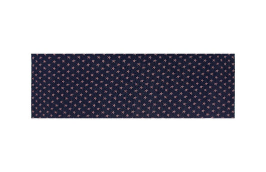 Navy and Pink Star Scarf