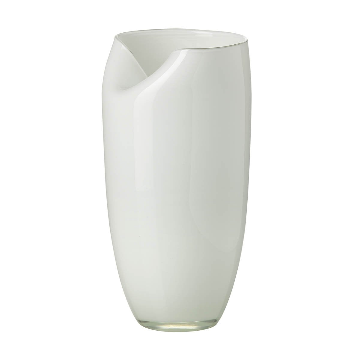 VASE LESCA GLASS WHITE